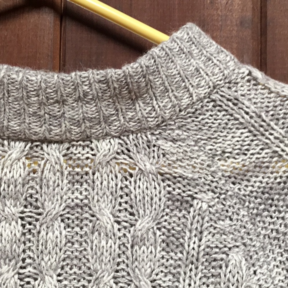 Gray Knitted Sweater - Picture 2 of 3